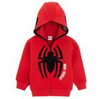 Cool Club, Bluza chłopięca z kapturem, rozpinana, czerwona, Spider-Man