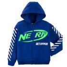 Cool Club, Bluza chłopięca z kapturem, rozpinana, granatowa, Nerf
