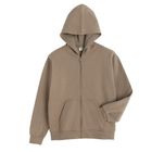 Cool Club, Bluza chłopięca z kapturem, rozpinana, ocieplana, brązowa