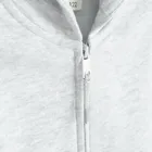 Cool Club, Bluza chłopięca z kapturem, rozpinana, ocieplana, szara