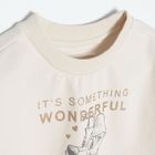 Cool Club, Bluza dziewczęca, beżowa, Zakochany Kundel