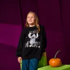 Cool Club, Bluza dziewczęca, czarna, Lilo i Stitch