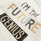 Cool Club, Bluza dziewczęca, szara, I'm the future genius