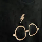 Cool Club, Bluza dziewczęca, welurowa, czarna, Harry Potter