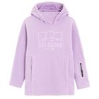 Cool Club, Bluza dziewczęca z kapturem, polarowa, fioletowa