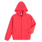 Cool Club, Bluza dziewczęca z kapturem, rozpinana, czerwona