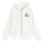 Cool Club, Bluza dziewczęca z kapturem, rozpinana, ocieplana, biała