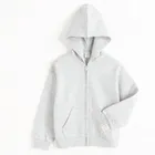 Cool Club, Bluza dziewczęca z kapturem, rozpinana, ocieplana, szara melanż