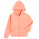 Cool Club, Bluza dziewczęca z kapturem, rozpinana, pomarańczowa