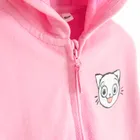 Cool Club, Bluza dziewczęca z kapturem, rozpinana, różowa, Kicia Kocia