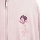 Cool Club, Bluza dziewczęca z kapturem, rozpinana, welurowa, różowa