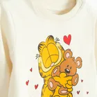 Cool Club, Bluzka chłopięca z długim rękawem, beżowa, Garfield