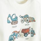 Cool Club, Bluzka chłopięca z długim rękawem, biała