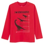 Cool Club, Bluzka chłopięca z długim rękawem, czerwona