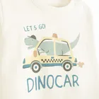 Cool Club, Bluzka chłopięca z długim rękawem, ecru