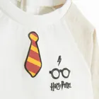 Cool Club, Bluzka chłopięca z długim rękawem, ecru, Harry Potter