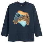 Cool Club, Bluzka chłopięca z długim rękawem, granatowa