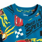 Cool Club, Bluzka chłopięca z długim rękawem, granatowa, Auta