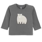 Cool Club, Bluzka chłopięca z długim rękawem, szara