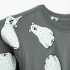 Cool Club, Bluzka chłopięca z długim rękawem, szara