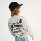 Cool Club, Bluzka chłopięca z długim rękawem, szara