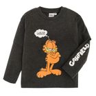 Cool Club, Bluzka chłopięca z długim rękawem, szara, Garfield