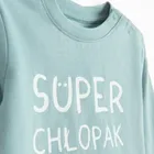 Cool Club, Bluzka chłopięca z długim rękawem, turkusowa