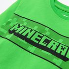 Cool Club, Bluzka chłopięca z długim rękawem, zielona, Minecraft