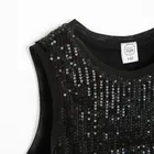 Cool Club, Bluzka dziewczęca bez rękawów, czarna