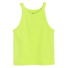 Cool Club, Bluzka dziewczęca na ramiączka, prążkowana, zielona