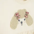 Cool Club, Bluzka dziewczęca z długim rękawem, beżowa