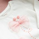 Cool Club, Bluzka dziewczęca z długim rękawem, biała