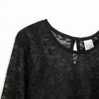 Cool Club, Bluzka dziewczęca z długim rękawem, czarna