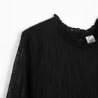 Cool Club, Bluzka dziewczęca z długim rękawem, czarna