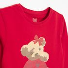 Cool Club, Bluzka dziewczęca z długim rękawem, czerwona