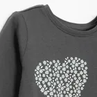 Cool Club, Bluzka dziewczęca z długim rękawem, grafitowa