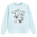 Cool Club, Bluzka dziewczęca z długim rękawem, niebieska