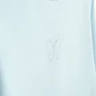 Cool Club, Bluzka dziewczęca z długim rękawem, prążkowana, niebieska