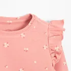 Cool Club, Bluzka dziewczęca z długim rękawem, prążkowana, różowa