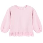 Cool Club, Bluzka dziewczęca z długim rękawem, różowa,