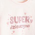 Cool Club, Bluzka dziewczęca z długim rękawem, różowa