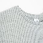 Cool Club, Bluzka dziewczęca z długim rękawem, sweterkowa, szara