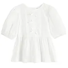 Cool Club, Bluzka dziewczęca z krótkim rękawem, biała