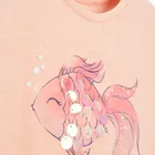 Cool Club, Bluzka dziewczęca z krótkim rękawem, brzoskwiniowa