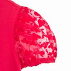 Cool Club, Bluzka dziewczęca z krótkim rękawem, czerwona