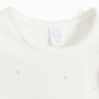 Cool Club, Bluzka dziewczęca z krótkim rękawem, prążkowana, biała