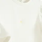 Cool Club, Bluzka dziewczęca z krótkim rękawem, prążkowana, prążkowana, biała