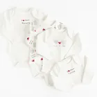 Cool Club, Body chłopięce z długim rękawem, białe, zestaw, 4 szt.