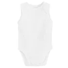 Cool Club, Body dziewczęce bez rękawów, ażurowe, białe, zestaw, 3 szt.