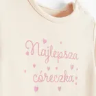 Cool Club, Body dziewczęce z długim rękawem, beżowe